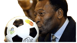 Brazilian great footballer Pele