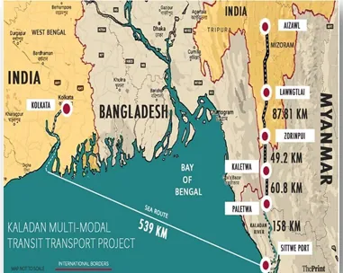 Kaladan Multimodal Project // मल्टी मॉडल ट्रांजिट ट्रांसपोर्ट